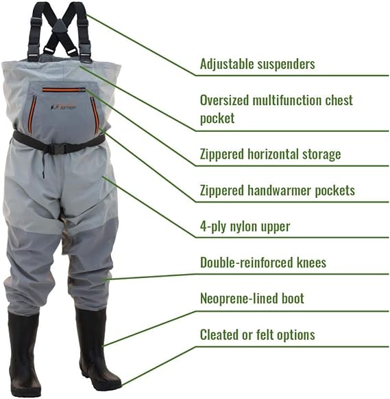 Frogg Toggs Hellbender Cleated Bootfoot Breathable Chest Wader