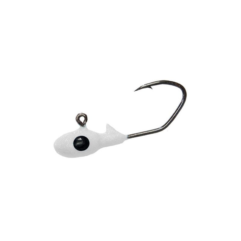 Crappie Pro Overbite Sickle Mo' Glo Jig Heads