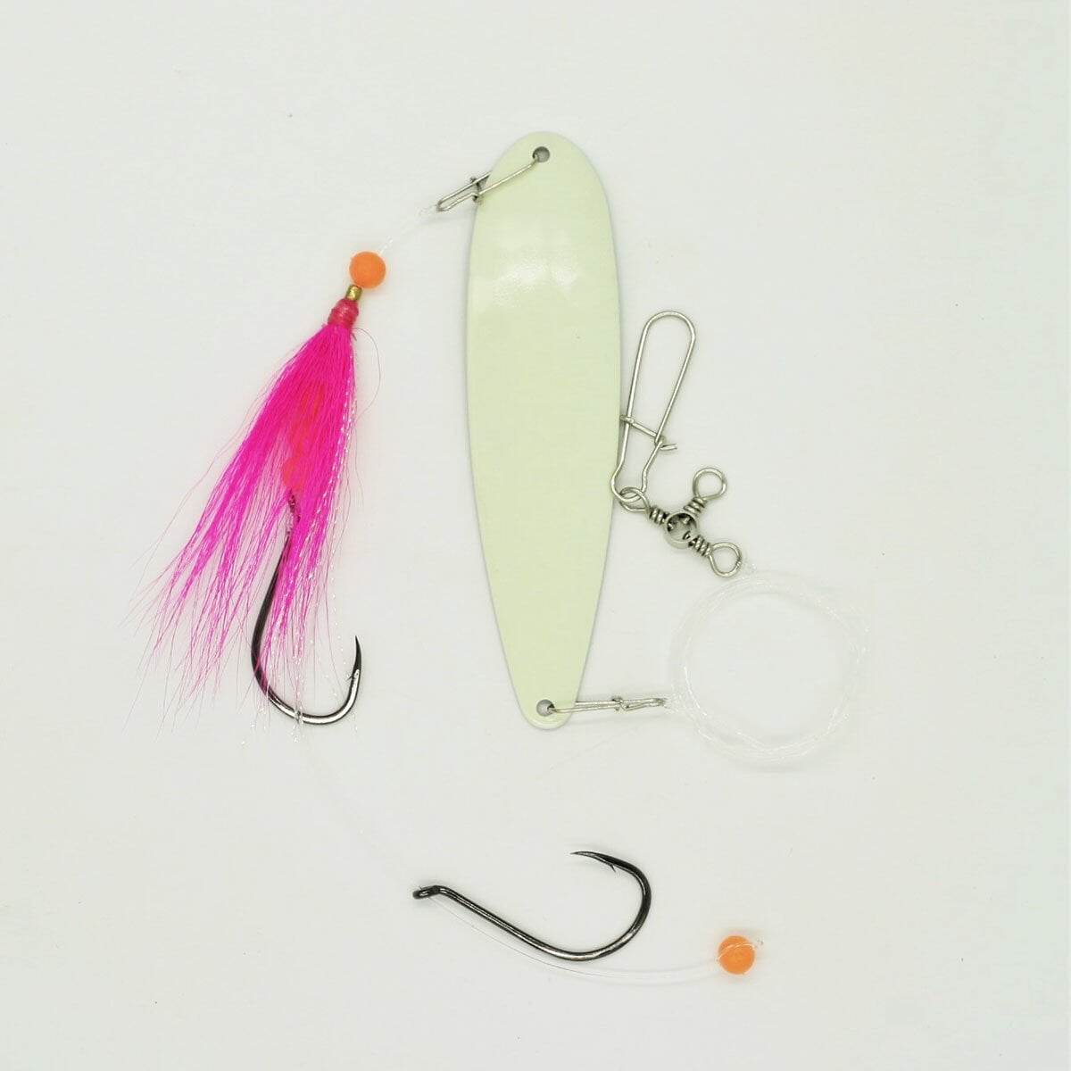 SeaSnare Fluke Pro - Original 3-Way Swivel Sliding Bottom Hook Spoon Rig Nantucket Series