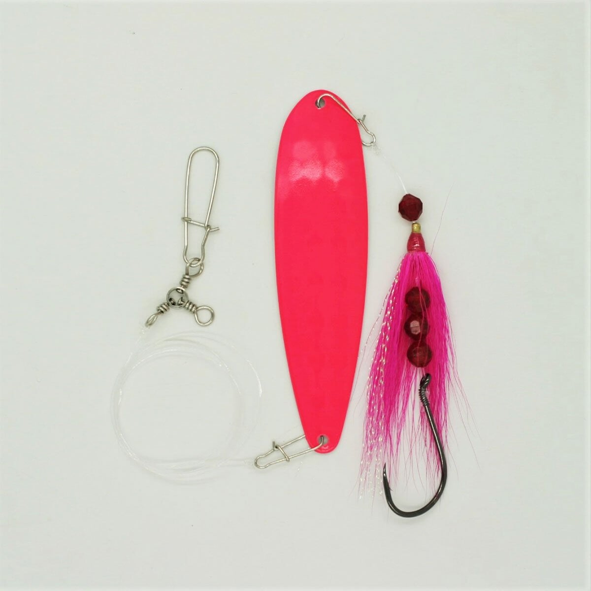 SeaSnare Fluke Pro - Original 3-Way Swivel Single Hook Spoon Rig