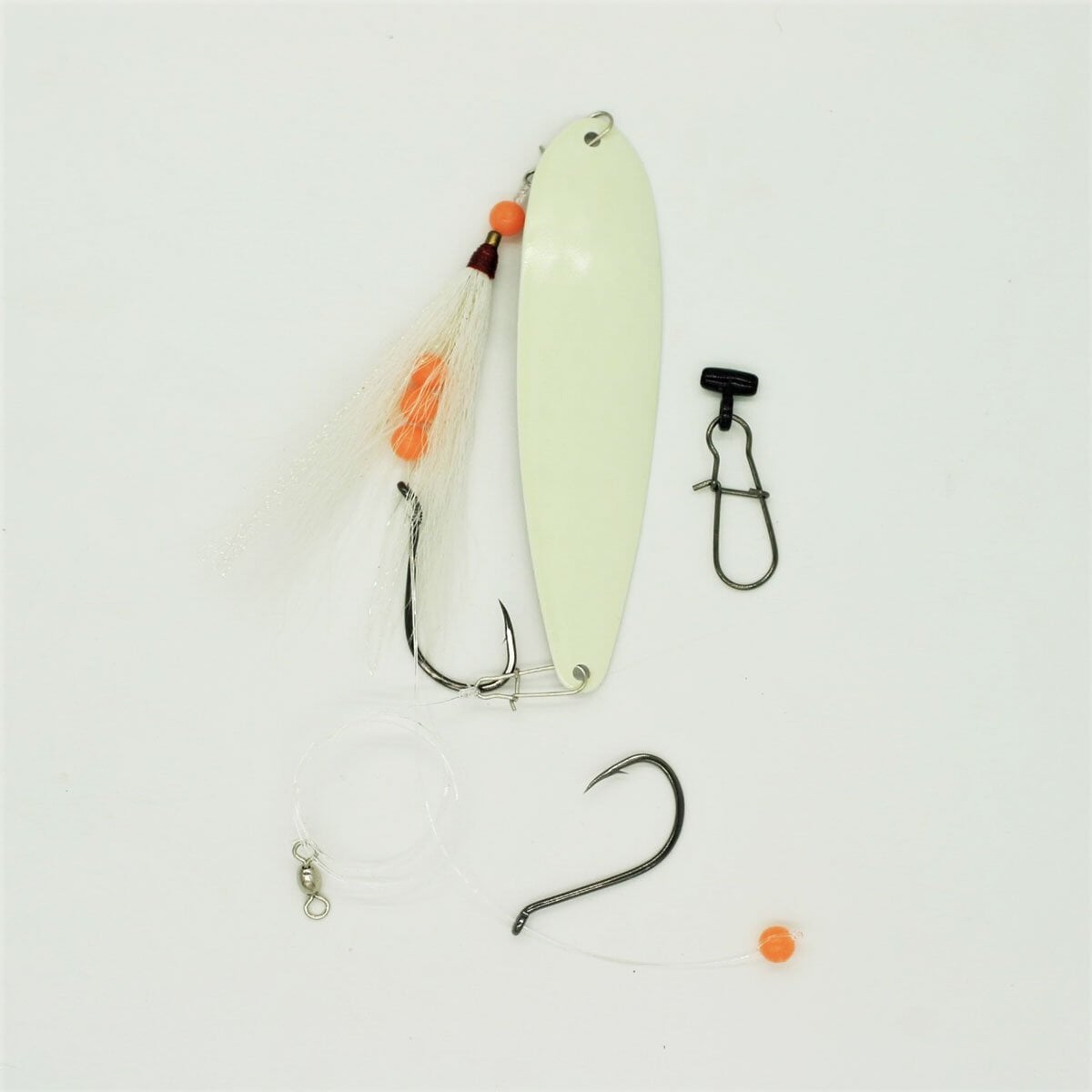 SeaSnare Fluke Pro - Original Fish Finder Sliding Bottom Hook Spoon Rig