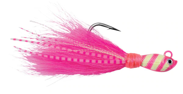 SPRO Power Bucktail Zebra Glow Jig