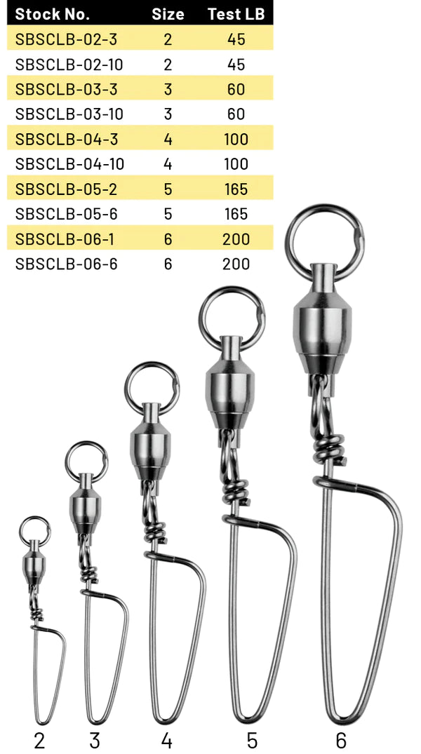 SPRO Ball Bearing Swivel with Coastlock