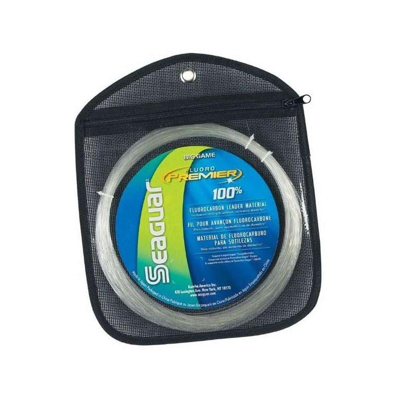 Seaguar Fluoro Premier Big Game Fluorocarbon Leader Material 